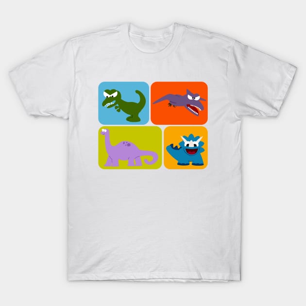 Dinosaur Team T-Shirt by soniapascual